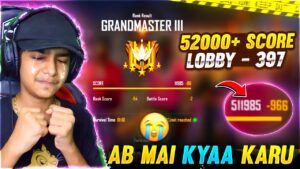 Total Highest Minus 789 Yet !! 🤬 52000+ Score - अब मैं क्या करू 😢 - Garena Free Fire