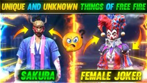 UNKNOWN AND UNIQUE THINGS🤯🔥YOU DON'T KNOW ABOUT😱 || GARENA FREE FIRE