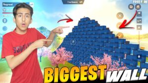 World Biggest Wall In Free Fire Clash Squad Challenge - Garena Free Fire