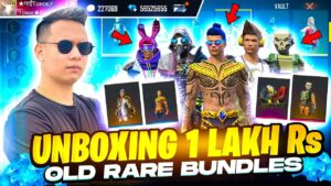 100000 Diamonds Worth Most Rare Bundles Unboxing 😲 Tonde Gamer - Garena Free Fire