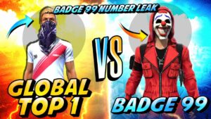 Badge 99 vs Global Top 1😱😱 || Hacker vs Pro Player || Garena Free Fire