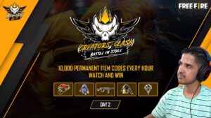 Creators' Clash - Battle In Style | Day 2 | Free Fire Live | Desi Gamers