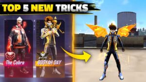FREE FIRE NEW EVO BUNDLE | TOP 5 NEW SECRET TRICKS - GARENA FREE FIRE