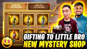 GIFTING NEW HACKER STORE TO MY SMALL BROTHER 😱 - Garena Free Fire