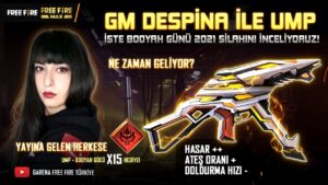 GM Despina İle UMP İşte Booyah Günü 2021Silahını İnceliyoruz! | Garena Free Fire