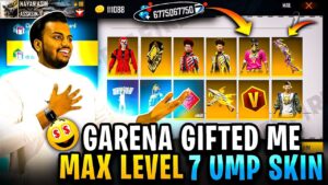 Garena Gifted Me Max Lev 7 UMP Skin 😱 & Rare Items In My Id 🥰 Damage Op - Garena Free Fire