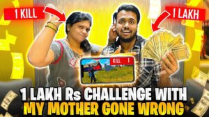 Gifting 100000 Rs To Mother Challenge  Prank Gone Wrong 😱 - Garena Free Fire