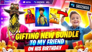 Gifting New Alpha Flameborn Bundle To My Friend On His Brithday 😱20,000 Diamond💎 - Garena Free Fire