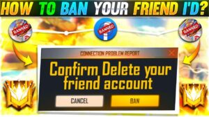 HOW TO DELETE/BAN YOUR FRIEND I'D 😱 || NO CLICKBAIT  || GARENA FREE FIRE