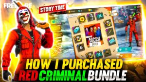 How I Purchased Red Criminal 😀Story Time - Garena Free Fire Private