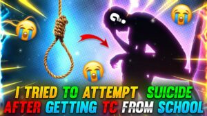 I TRIED TO ATTEMPT SUICIDE AFTER GETTING TC FROM SCHOOL🥺 || EMOTIONAL STORY😢 || GARENA FREE FIRE