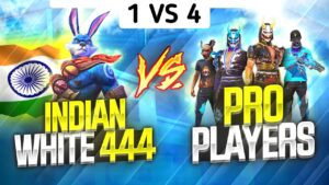 INDIAN WHITE444 VS PRO PLAYERS #NONSTOPGAMING #AJJUBHAILIVE - GARENA FREE FIRE LIVE