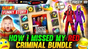 MY RED CRIMINAL BUNDLE 😂😀 Funny Story - Garena Free Fire