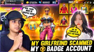 My Pro Girlfreind Scammed My Rare V Badge Account 🥲💎 & Got Hiphop Bundle😍- Garena Free Fire