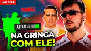 NA GRINGA! BAZE WEEDZAO LIVE FREE FIRE AO VIVO! HUDSON AMORIM