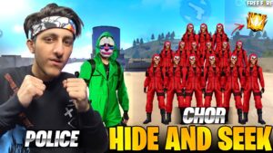 Playing Hide & Seek Finding These Noob Chimkandi 😂 On Factory Roof - Garena Free Fire