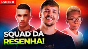 SQUAD RESENHA!! BAZE WEEDZAO LIVE FREE FIRE AO VIVO! HUDSON, NOBRU