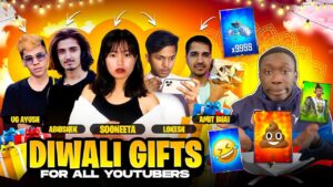 Sending Tihar & Diwali Gifts to Big Youtubers 😀 Garena Free Fire