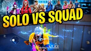 Solo vs Squad Funny Free Fire Story and Epic Rush Gameplay - Garena Free Fire Story PK GAMERS FF