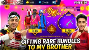 Surprised My Brother With Diwali Gifts 🎁 New Event Gift Of Lights 10,000 Diamond - Garena Free Fire