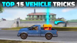 TOP 15 VEHICLE TRICKS IN FREE FIRE | VEHICLE TIPS AND TRICKS - GARENA FREE FIRE
