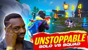 Unstoppable Solo Vs Squad Game Play After Billion Years 😲 Mp40 & Kar98z Combo - Garena Free Fire