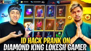 Wasting 99999 Diamonds💎 On Lokesh Gamer Id Richest Id Top 1 Global Badges - Garena Free Fire