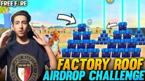 1000 Airdrop On Factory Roof must watch - Garena Free Fire