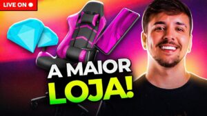 A MAIOR LOJA DO FF!!!! BAZE WEEDZAO LIVE FREE FIRE AO VIVO! FT LOUD FLUXO FANNOP