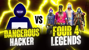 DANGEROUS HACKER VS LEGENDS #NONSTOPGAMING #GYANGAMING - GARENA FREE FIRE LIVE