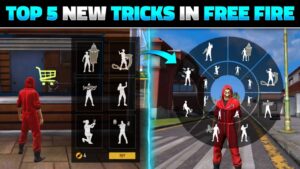 FREE FIRE DO ANY EMOTE TRICK | TOP 5 NEW TRICKS AFTER UPDATE - GARENA FREE FIRE