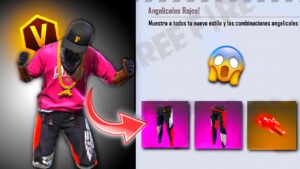 GARENA ME ENVÍO LOS PANTALONES ANGELICALES ROJOS😱