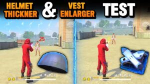 HELMET THICKER & VEST ENLARGER ABILITY TEST | GARENA FREE FIRE