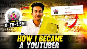 HOW I BECAME A YOUTUBER🔥😱 || SukhFF II Story Time II GARENA FREE FIRE II