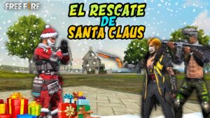 LA ROSA DE GARENA: EL RESCATE DE SANTA CLAUS🎅 // FREE FIRE Random | DanielYT