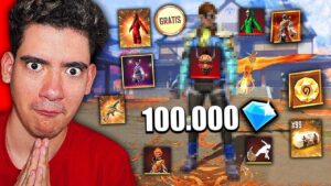 NUNCA HABIA RECARGADO TANTOS DIAMANTES EN MI CUENTA DE FREE FIRE Y METI 100 MIL *wow* | TheDonato