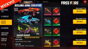 OFICIAL¡ GARENA REGALA SKIN DE ARMAS EVOLUTIVAS EN FREE FIRE EVENTO GRATUITO Claim Skin weapon EVO