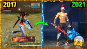 OLD APELAPATO vs NEW APELAPATO | FREE FIRE PLAYERS 2017 VS 2021 | Garena Free fire