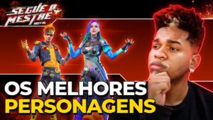 OS MELHORES PERSONAGENS PARA PEGAR MESTRE NO CONTRA SQUAD! | FREE FIRE