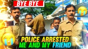 POLICE ARRESTED ME AND MY FRIEND 😭 || FUNNY STORY || GARENA FREE FIRE