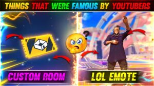 THINGS THAT WERE FAMOUS BY YOUTUBERS 😨🔥 YOU DON'T KNOW ABOUT 🤯 || GARENA FREE FIRE