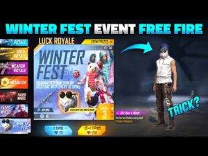 WINTER FEST EVENT FREE FIRE | FREE FIRE NEW EVENT | WINTER FEST NEW LUCK ROYALE EVENT