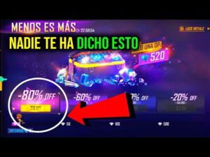 como funciona el evento menos es mas free fire APLICAN PREMIOS RECARGA SE PUEDE COMPRAR VARIAS veces