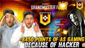A_s Gaming 8450 Points - In One Match Bye Hacker😭😭 I Challenge Hacker For 1 V 1  - Garena Free Fire