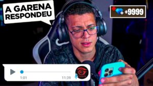 CEROL MOSTRA MENSAGEM DA GARENA SOBRE O EVENTO DOS 10 MIL DIAMANTES!!!