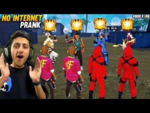 Crazy No Internet Prank With My Friends😂 100000 Diamond Challenge *Funny* - Garena Free Fire
