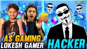 Diamond Hacker Challenge Lokesh Gamer & As Gaming For Clash Squad  2 Vs 1 😨 - Garena Free Fire