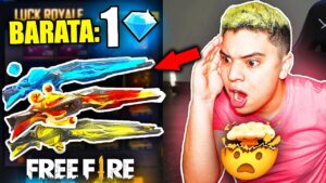 ¡ES MUY BARATA! 🔥😱 COMPRE TODA LA INCUBADORA DE M1887 EN FREE FIRE *wow*