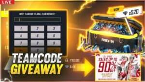 Free Fire Live Diamonds Team Code Giveaway || Diamonds Team Code Giveaway ||FF Live ||Lokesh Gamer
