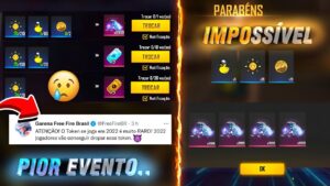 GARENA FALOU SOBRE OS TOKENS SE JOGA EM 2022, COMO RESGATAR OS 9.999 DIMAS, PIOR EVENTO? - FREE FIRE